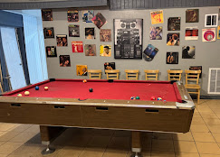 The pool room